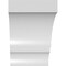 Ekena Millwork 4-in. W x 6-in. D x 6-in. H Balboa Architectural Grade PVC Knee Brace BRCP04X06X06BOA - alternate 2